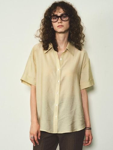 Summer Wool Half Sleeve Shirt - CITTA - Modalova