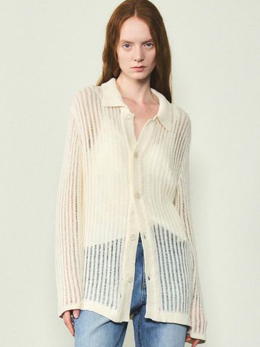 Summer Knit Shirt Cardigan - CITTA - Modalova