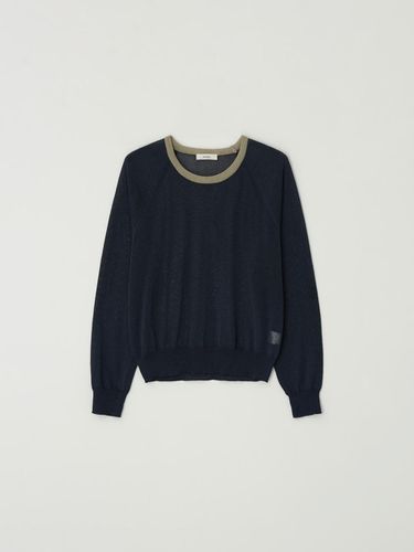 Summer Round Pullover_Navy - THE RYE - Modalova