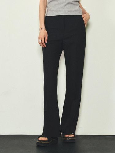 Slim Bootcut Pants - Black - CITTA - Modalova