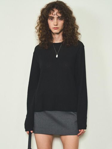 Solid Mesh Long Sleeve T-shirt - CITTA - Modalova