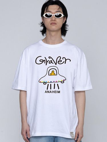 UFO Smile T-shirt_White - GRAVER - Modalova