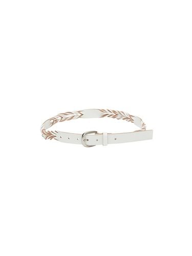 TWISTED BELT [WHITE] - SALTY PEBBLE - Modalova