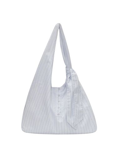 STRIPE TIE COTTON BAG [STRIPE] - SALTY PEBBLE - Modalova