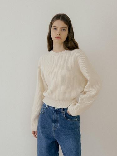 BACK OPEN WOOL KNITWEAR - THE PENNY - Modalova