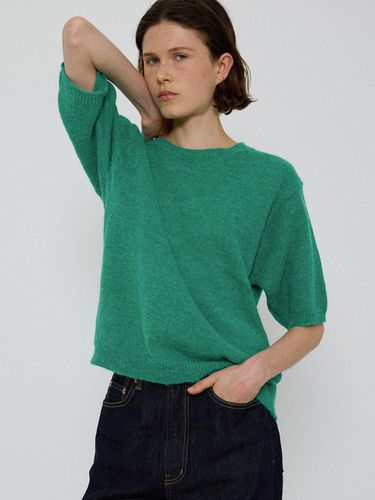 Sienna half sleeve knit_verdure green - L’EAU - Modalova