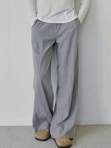 Flow Wide Track Pants - Gray - LOEIL - Modalova