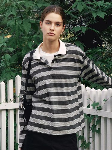 Essential Stripe Pique T-Shirt - LOEIL - Modalova