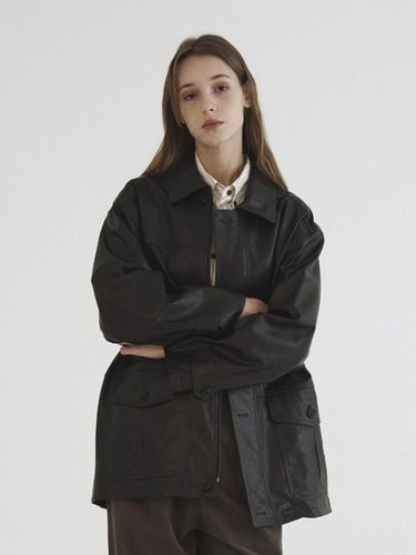 Vegan Leather Half Jacket - Tillber - Modalova