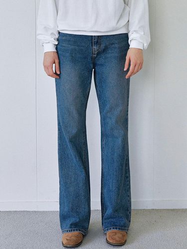 High Classic Bootcut Denim Pants - LOEIL - Modalova