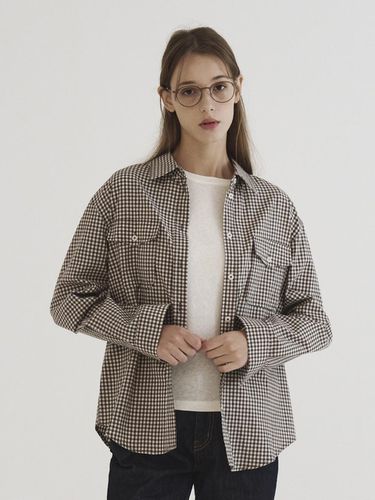 Checkered Pocket Shirt Brown - Tillber - Modalova