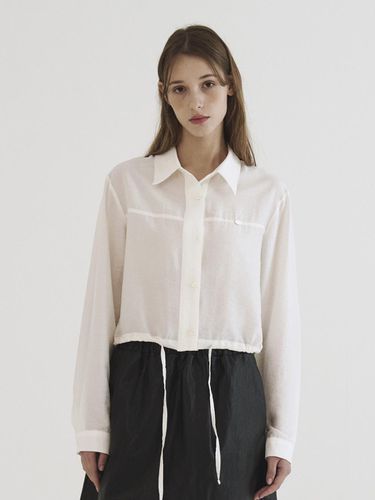 Glossy String Blouse - Tillber - Modalova