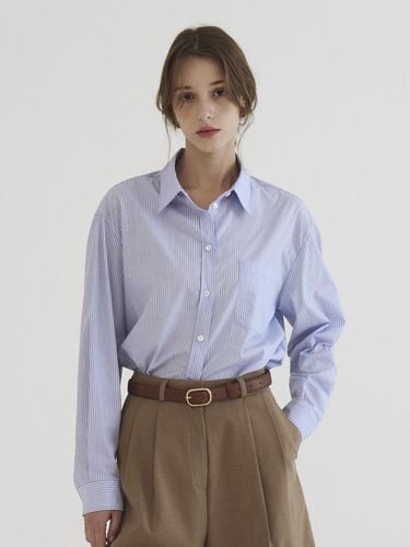 Ordinary Stripe Shirt Blue - Tillber - Modalova