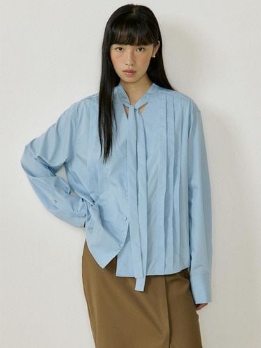 Strap Tuck Shirt (sky blue) - Lucirzu - Modalova