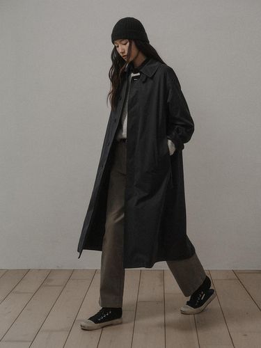 FRESH LONG TRENCH COAT_NAVY - SAGEMENT - Modalova