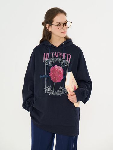 MET dahlia over long hoodie - METAPHER - Modalova