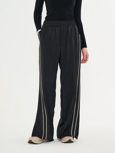 MET slit wide slacks black - METAPHER - Modalova