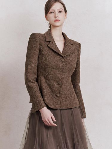 Lisa Tweed Jacket (Brown) - GRACE U - Modalova