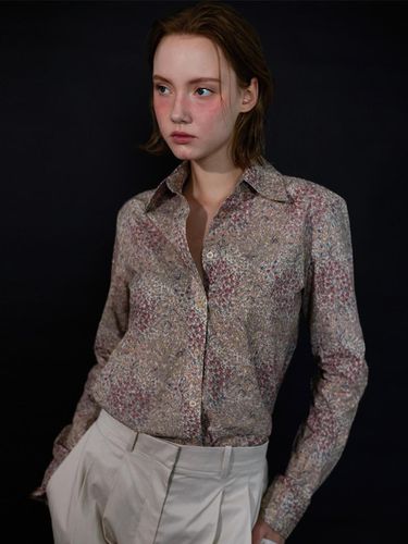 Blair Straight-fit Print Shirt - HIBISCUS BLOOM - Modalova