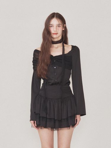 Chloe blouse (Black) - NOT YOUR ROSE - Modalova