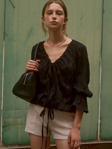 STRAP BLOUSON BLOUSE_BLACK - SIGREAT - Modalova