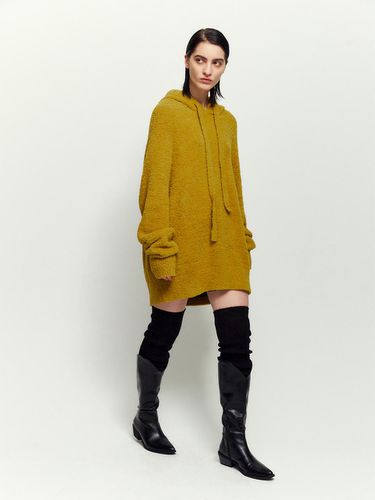 Soft Towel knit Hoodie - Green - LIE MEQUE - Modalova