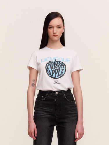 Poison Apple T-shirt White - LIE MEQUE - Modalova