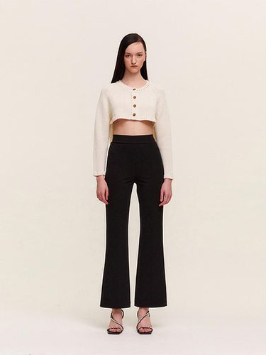 Bootcut Lounge Pants Black - LIE MEQUE - Modalova