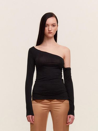 Single Shoulder Long Sleeve Black - LIE MEQUE - Modalova