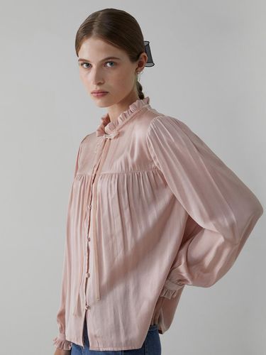 Ribbon Frill Blouse_Pink - ITER - Modalova