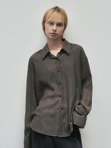 Soft Crinkle Shirt (Brown) - Neev - Modalova