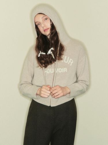 Lettering Hooded Cardigan SKCDNK0100 - DearK - Modalova