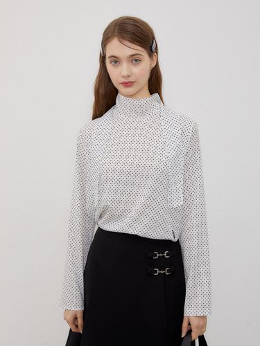 Dots scarf blouse_White - ITER - Modalova