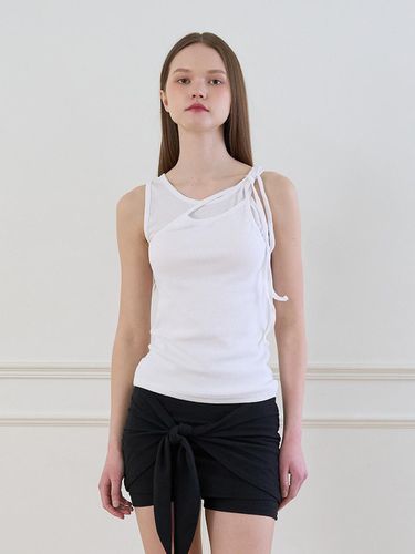 Halterneck layered sleeveless White - mutual - Modalova