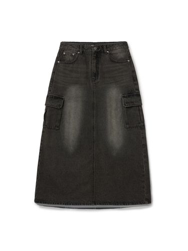 Mmlg W] POCKET DENIM SKIRT (BROWN) - Mmlg Women - Modalova