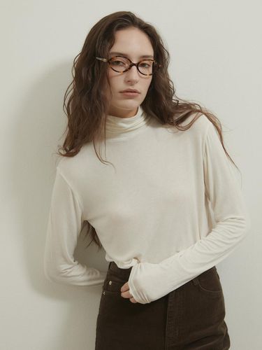 Basic turtleneck logo top_[4Color] - ITER - Modalova