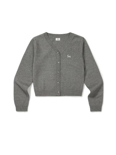 Mmlg W] MELGE V NECK CARDIGAN (GREY) - Mmlg Women - Modalova