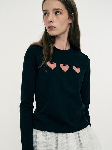 More Heart Long Sleeve Black - LIE MEQUE - Modalova