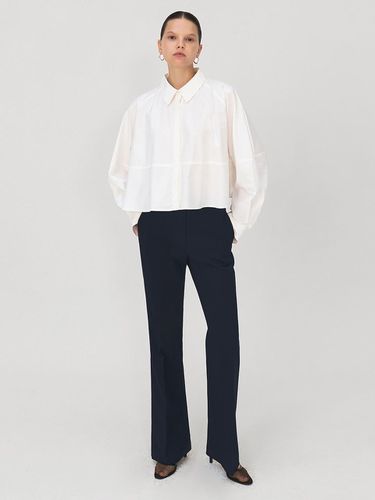 Slim Bootcut Slacks_NAVY - ONE - Modalova