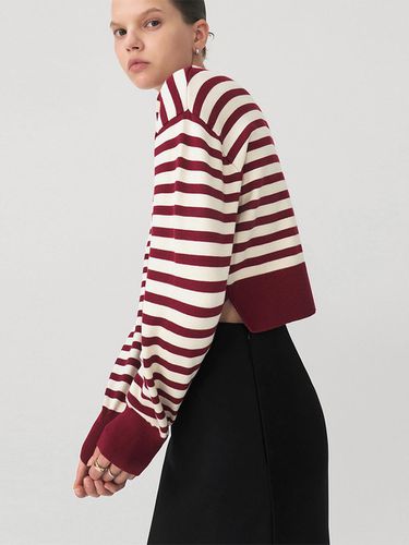 ST Knit Pullover_BURGUNDY - ONE - Modalova