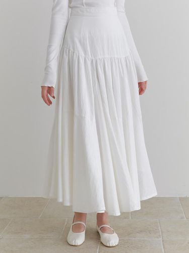 Shirring skrit (white) - RE_L - Modalova