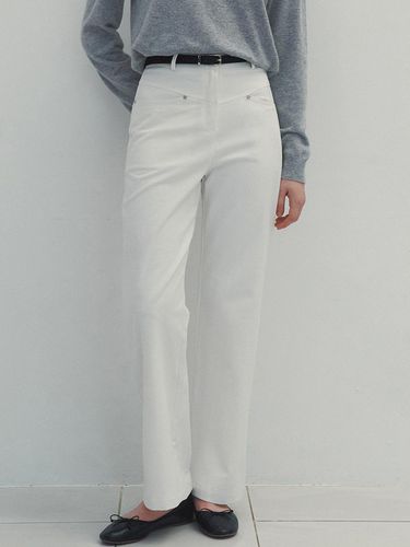 Rivet Point Straight Cotton Pants () - Neev - Modalova