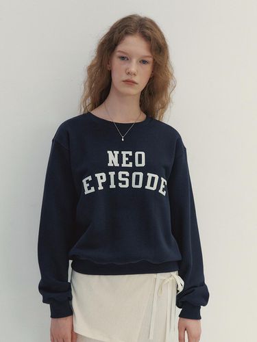 Neo Round Sweatshirt (Navy) - Neev - Modalova