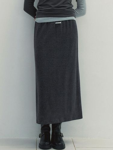 Smocked Banding Long Skirt () - Neev - Modalova