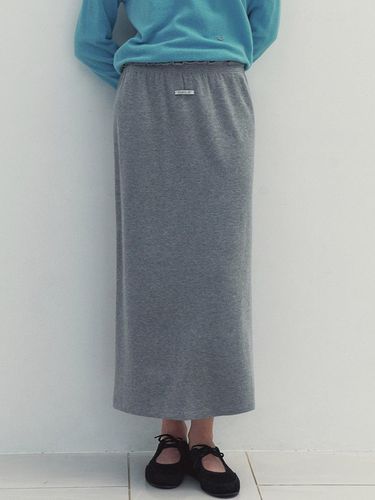 Smocked Banding Long Skirt () - Neev - Modalova