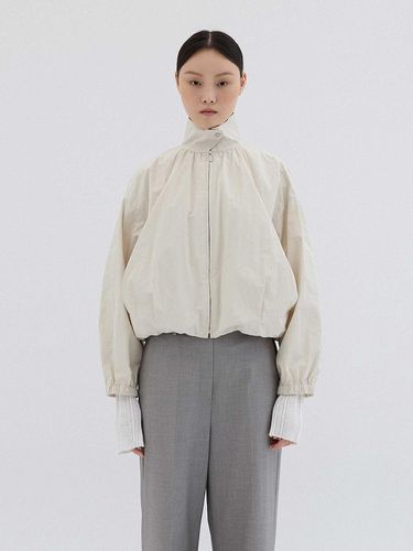 HIGHNECK VOLUME JACKET_PALE BEIGE - REPLAIN - Modalova