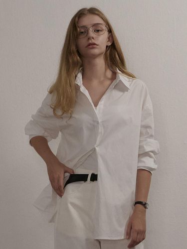 BASIC COTTON SHIRT WHITE - camino - Modalova