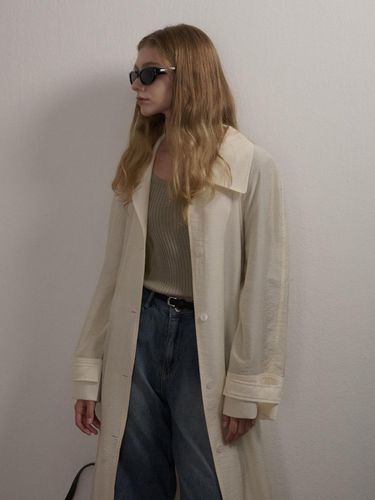 LONG TRENCH MAC COAT - camino - Modalova