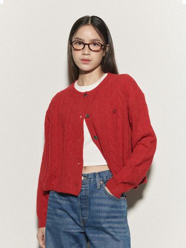 HBT CASHMERE CARDIGAN (RED) - HOMEBODY THINGS - Modalova