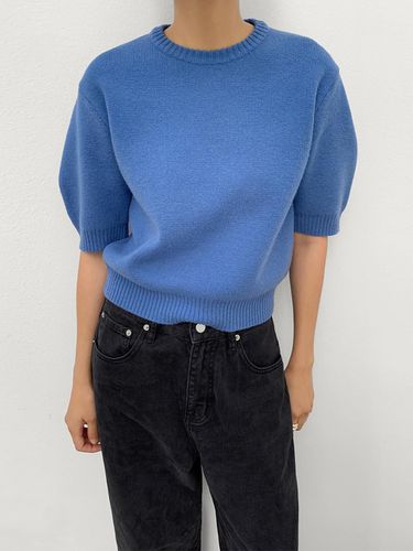 Round Puff Knit_BLUE - ONE - Modalova